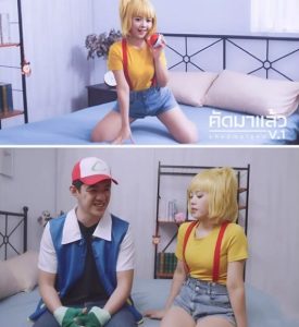 หนังโป๊ pokemon xxx เจอของดีตอนออกมาจับมอนสเตอร์ XSJ-154