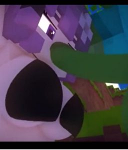มายคราฟ Minecraft xxx เด้ากันอย่างมันกลางป่าตอนกลางคืน