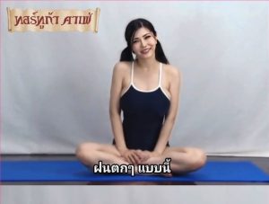 Anri okita กับห้าชุดโยคะ yoga class XXX