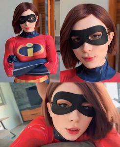 หนังโป้คอสเพลย์ Sweetie Fox - Elastigirl Fucks & Deepthroat Till Facial The Incredibles