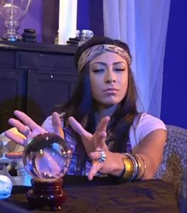 xxxฝรั่ง FAKEhub Originals Cassie Del Isla as sexy gypsy palm reader